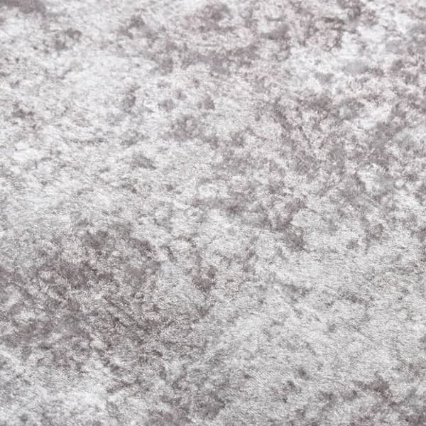 vidaXL Vaskbart teppe 80x150 cm grå sklisikker