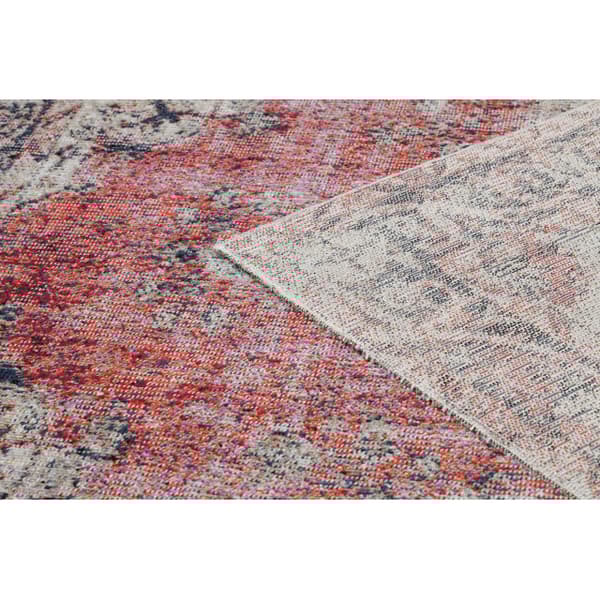 Moderni matto MUNDO E0691 ornamentti, vintage ulkona punainen / beige, 120x170 cm