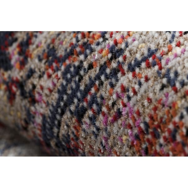 Moderni matto MUNDO E0691 ornamentti, vintage ulkona punainen / beige, 120x170 cm
