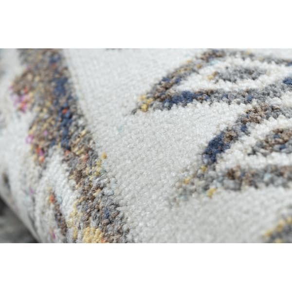 Moderne tæppe MUNDO E0591 etnisk boho udendørs beige, 160x220 cm