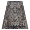 Pikkukuva 1 / 5: Moderni matto MUNDO E0681 ornamentti, runko vintage ulkona beige / musta, 80x150 cm