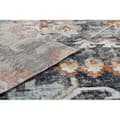 Pikkukuva 3 / 5: Moderni matto MUNDO E0671 itämainen vintage ulkona musta / keltainen, 160x220 cm