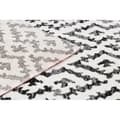 Miniatyrbild 3 av 5: Modern matta MUNDO E0621 geometrisk utomhus beige / svart, 80x250 cm
