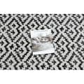 Miniatyrbild 2 av 5: Modern matta MUNDO E0621 geometrisk utomhus beige / svart, 80x250 cm