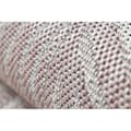 Miniatyrbild 5 av 5: Matta SISAL SION Löpare, Palmblad, tropiska 2837 Flat vävd ecru / rosa, 80x200 cm