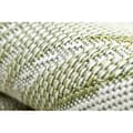 Miniatyrbild 5 av 5: Matta SISAL SION Löpare, Palmblad, tropiska 2837 Flat vävd ecru / grön, 70x250 cm