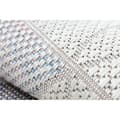 Miniatyrbild 5 av 5: Matta SISAL SION Löpare Geometric, Triangles 3006 Flat vävd ecru / rosa, 80x300 cm