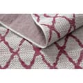 Pikkukuva 4 / 5: Matto STRING SIZAL SION Säleikkö 22129 Litteä kudottu ecru / fuksia, 80x150 cm