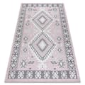 Miniatyrbild 1 av 5: Matta SISAL SION aztec 3007 aztec Platt vävd rosa / ekru, 160x220 cm