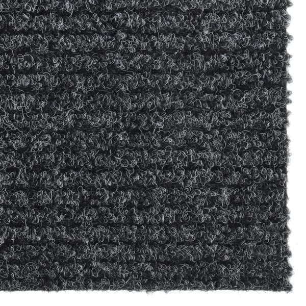 vidaXL Smussfangende teppeløper 100x450 cm antrasitt
