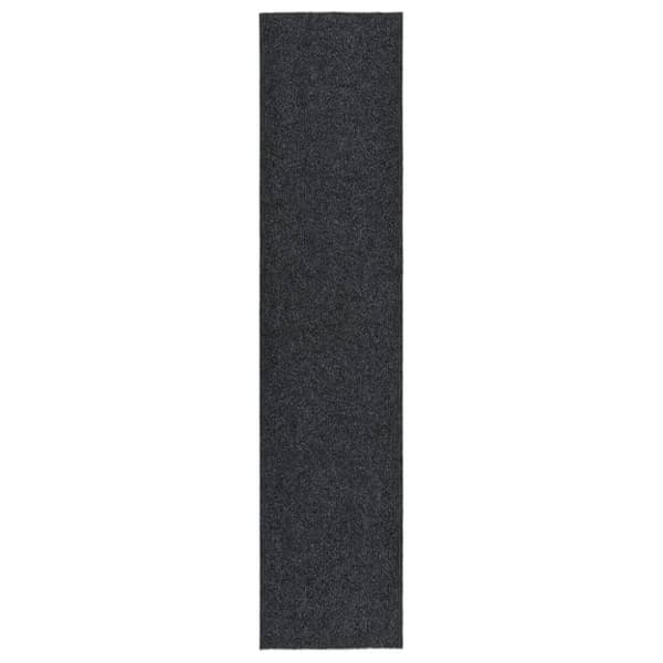 vidaXL Smussfangende teppeløper 100x450 cm antrasitt