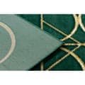 Miniatyrbild 3 av 5: Exklusiv EMERALD Matta 1010 glamour, snygg cirklar flaska grön / guld, 120x170 cm