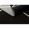 Miniatyrbild 4 av 5: Exklusiv EMERALD Matta 1012 glamour, snygg geometrisk svart / guld, 200x290 cm