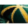 Miniatyrbild 5 av 5: Exklusiv EMERALD Matta 1020 glamour, snygg marble, trianglar flaska grön / guld, 200x290 cm