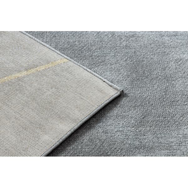 Exklusiv EMERALD Matta 1022 glamour, snygg geometrisk, marble grå / guld, 200x290 cm