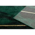 Miniatyrbild 3 av 5: Exklusiv EMERALD Matta 1022 glamour, snygg geometrisk, marble flaska grön / guld, 240x330 cm