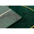 Miniatyrbild 3 av 5: Exklusiv EMERALD Matta 1016 glamour, snygg art deco, marble flaska grön / guld, 200x290 cm