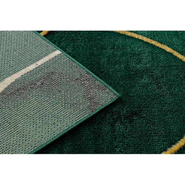 Exklusiv EMERALD Matta 1016 glamour, snygg art deco, marble flaska grön / guld, 200x290 cm