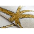 Miniatyrbild 5 av 5: Exklusiv EMERALD Matta 1013 glamour, snygg geometrisk kräm / guld, 240x330 cm