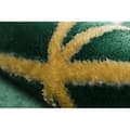 Miniatyrbild 5 av 5: Exklusiv EMERALD Matta 1013 glamour, snygg geometrisk kräm / guld, 200x290 cm