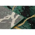 Miniatyrbild 3 av 5: Exklusiv EMERALD Matta 1018 glamour, snygg marble flaska grön / guld, 120x170 cm