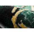 Miniatyrbild 5 av 5: Exklusiv EMERALD Matta 1018 glamour, snygg marble flaska grön / guld, 120x170 cm