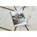 Miniatyrbild 2 av 5: Exklusiv EMERALD Matta 1012 circle - glamour, snygg marble, geometrisk kräm / guld, cirkel 160 cm