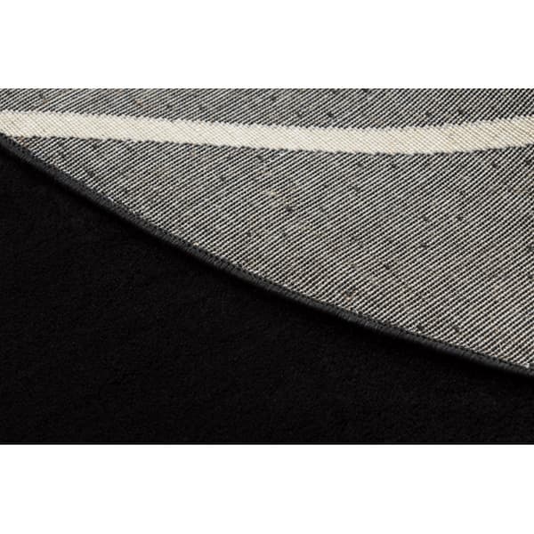 Exklusiv EMERALD Matta 1012 circle - glamour, snygg marble, geometrisk svart / guld, cirkel 200 cm