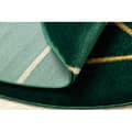 Miniatyrbild 5 av 5: Exklusiv EMERALD Matta 1013 circle - glamour, snygg geometrisk flaska grön / guld, cirkel 200 cm