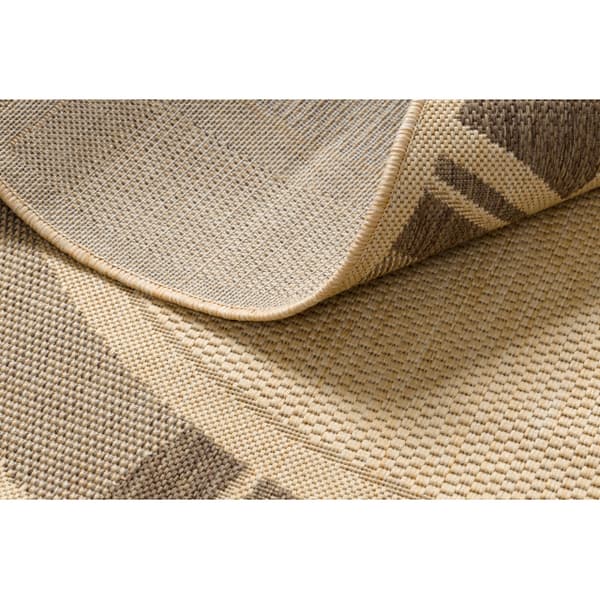 MATTA SIZAL CIRKEL FLOORLUX 20195 mais / kaffe, cirkel 160 cm