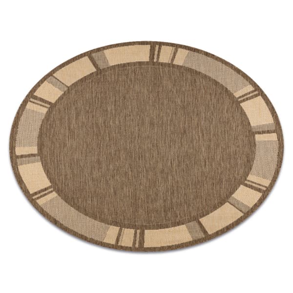 MATTA SIZAL CIRKEL FLOORLUX 20195 kaffee / mais, cirkel 200 cm