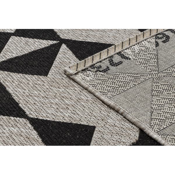 MATTO STRING SIZAL FLOORLUX 20489 hopea / musta KOLMIOT, 240x330 cm