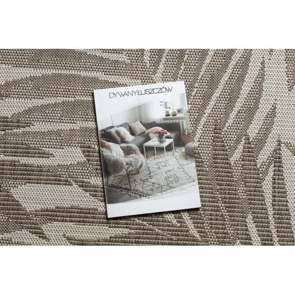 MATTA SIZAL FLOORLUX 20504 LÖV champagne / taupe JUNGLE, 60x110 cm