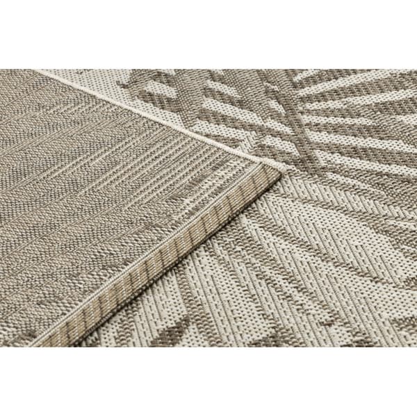MATTA SIZAL FLOORLUX 20504 LÖV champagne / taupe JUNGLE, 60x110 cm
