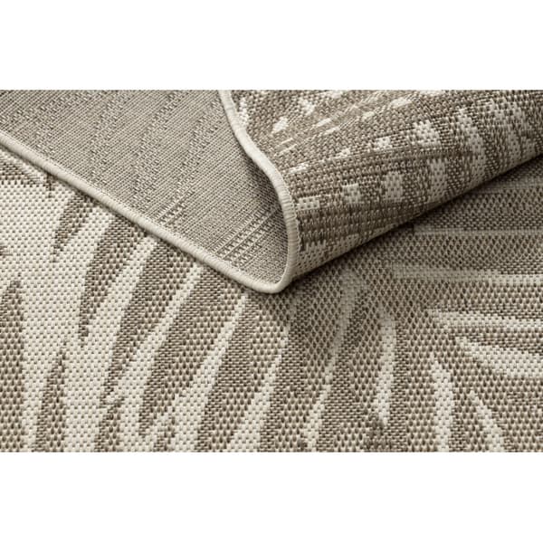 MATTA SIZAL FLOORLUX 20504 LÖV champagne / taupe JUNGLE, 80x150 cm