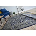 Miniatyrbild 4 av 5: Matta WINDSOR 22935 JACQUARD marin - Flowers, 120x170 cm