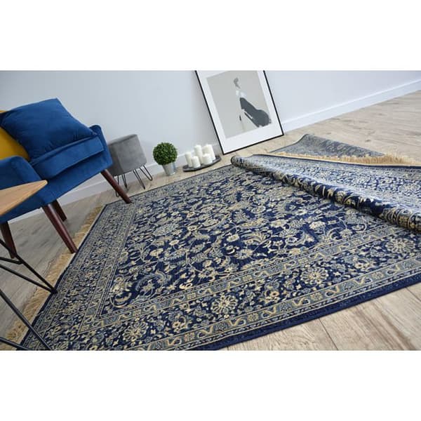 Matta WINDSOR 22935 JACQUARD marin - Flowers, 120x170 cm