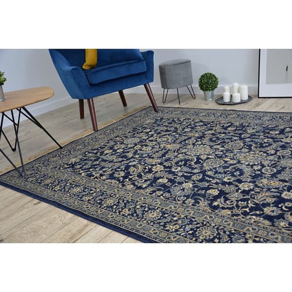 Matta WINDSOR 22935 JACQUARD marin - Flowers, 120x170 cm