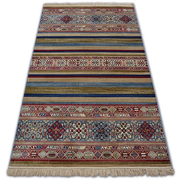 Matta WINDSOR 22890 ETHNIC blå burgund, 120x170 cm