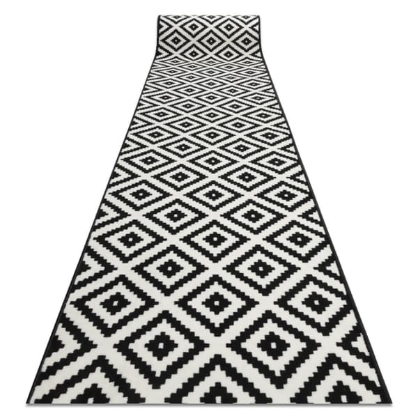 Fortovet BCF MORAD Ruta diamanter sort / fløde 120 cm, 120x150 cm