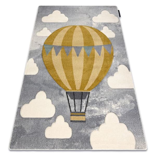 Matto PETIT BALOON balon, pilvet harmaa, 80x150 cm