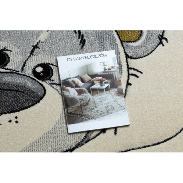 Matto PETIT TEDDY BEAR nalle, karhu kerma, 200x290 cm