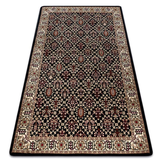 Matta ROYAL design GR023 Klassisk Ornament svart / grädde, 250x350 cm
