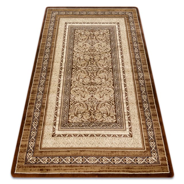 Matta ROYAL design GR024 Prydnad, ram, brun/beige, 250x350 cm