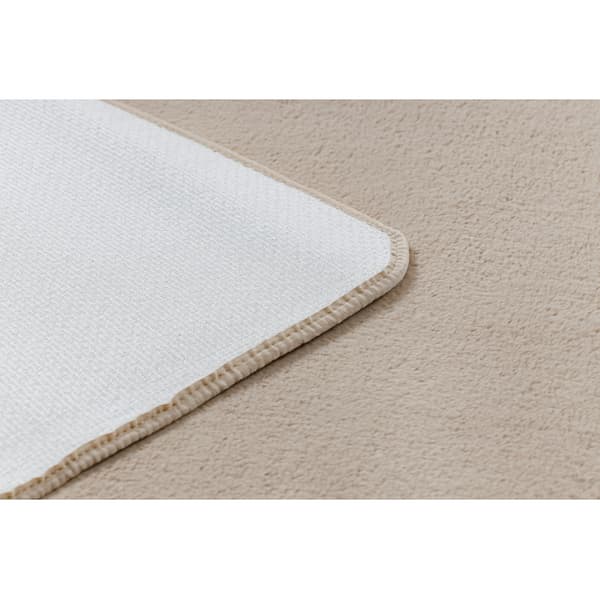 Moderne vask tæppe POSH shaggy, plys, tyk anti-slip kamel, beige, 160x220 cm