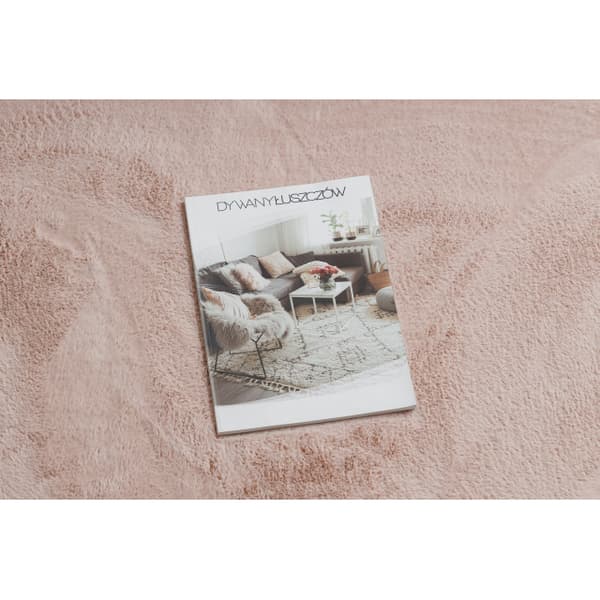 Moderne vask tæppe POSH shaggy, plys, tyk anti-slip lyserød, 160x220 cm