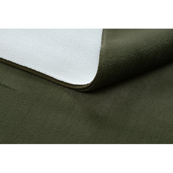 Moderne vask tæppe POSH shaggy, plys, tyk anti-slip grøn, 160x220 cm