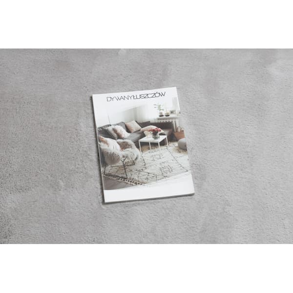 Moderne vask tæppe POSH shaggy, plys, tyk anti-slip grå , 160x220 cm