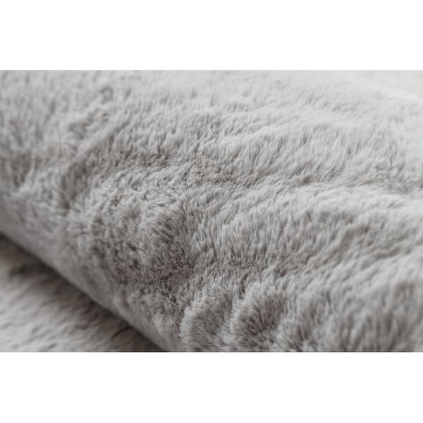 Moderne vask tæppe POSH shaggy, plys, tyk anti-slip grå , 160x220 cm