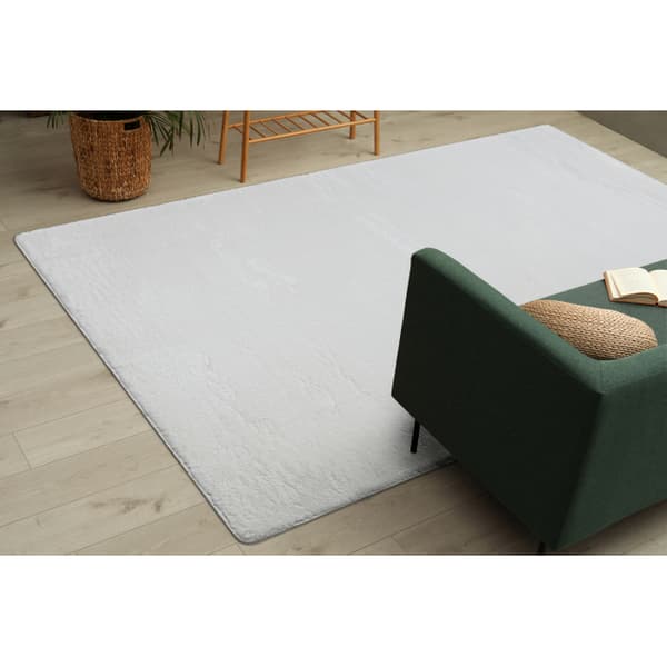 Moderne vask tæppe POSH shaggy, plys, tyk anti-slip elfenben, 80x150 cm